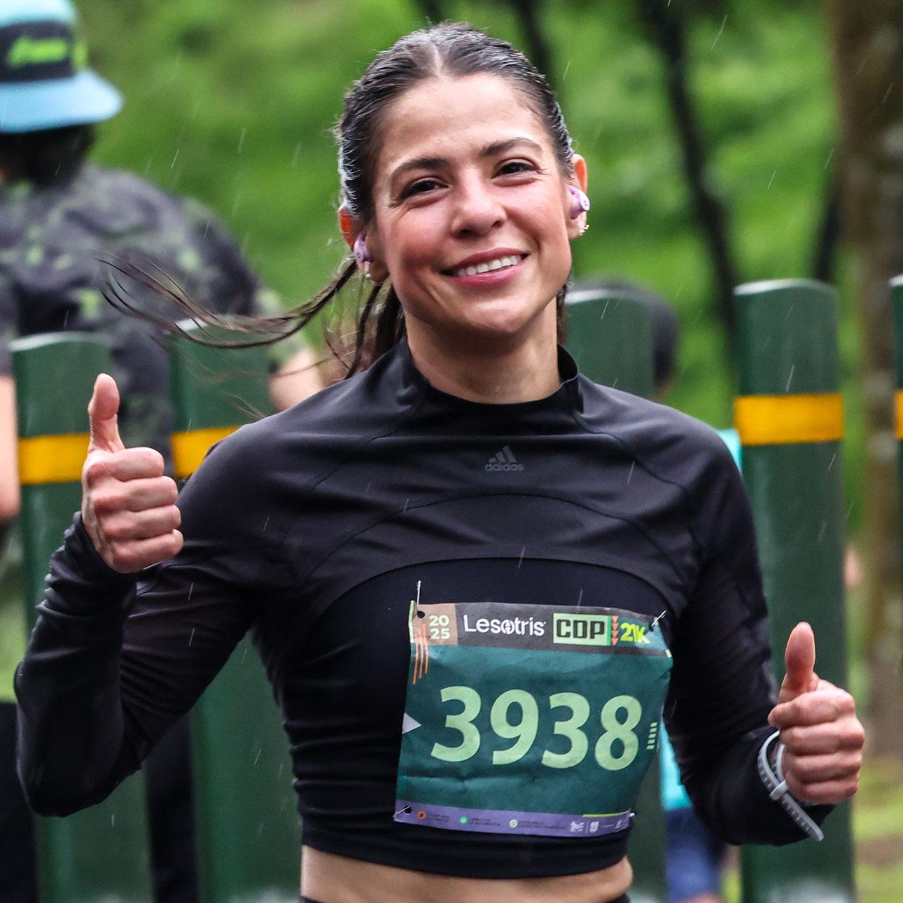 Corredor en evento deportivo