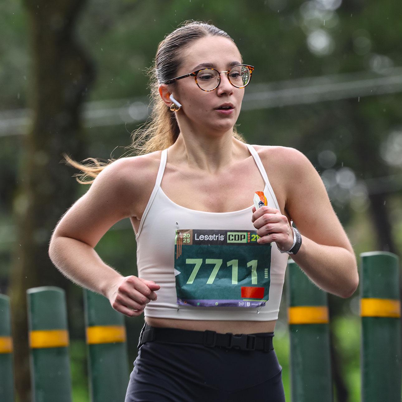 Detalle de zapatillas de correr